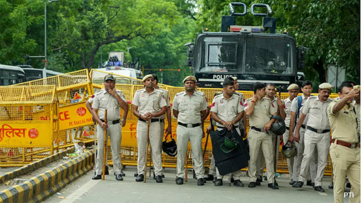 Cop protest